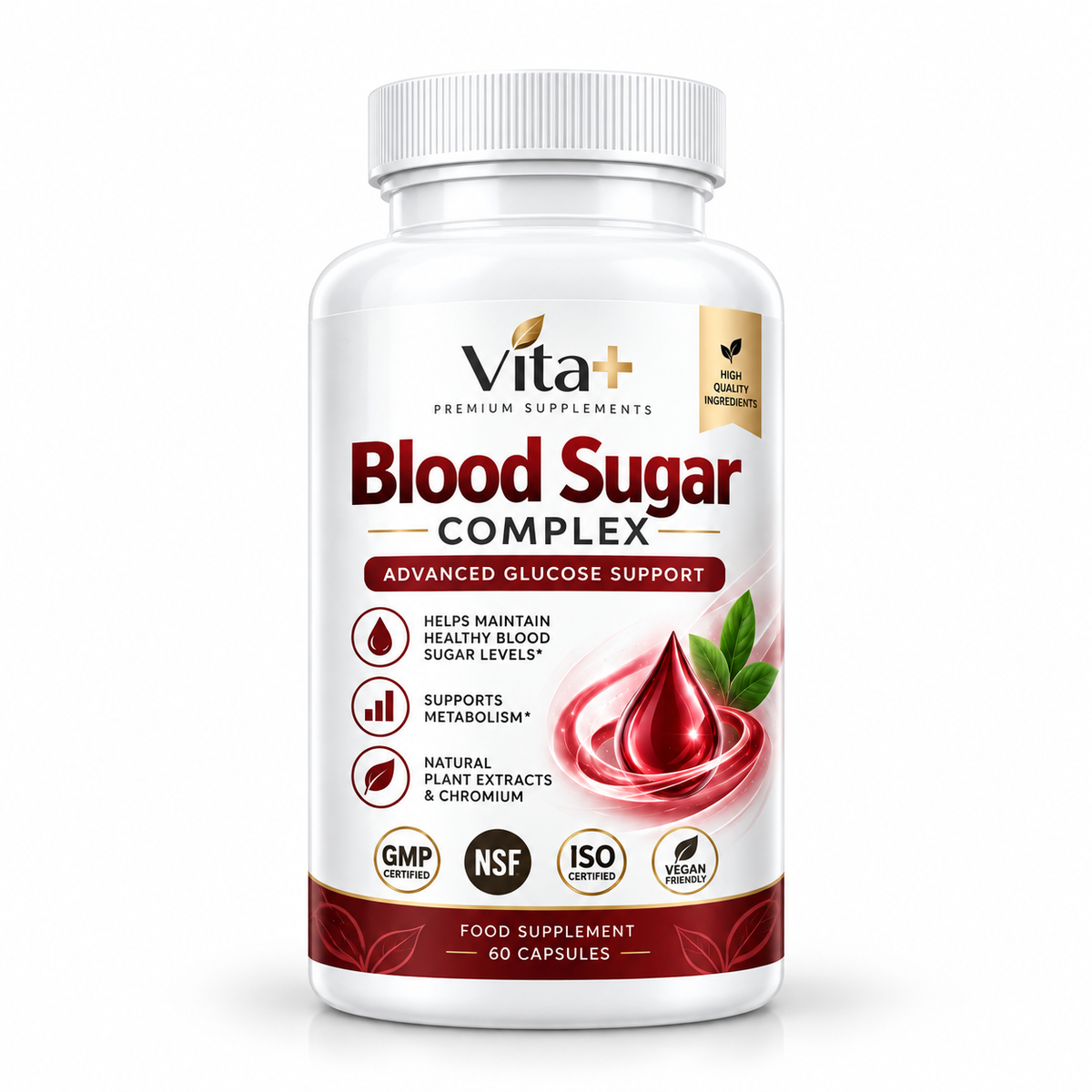 Vita+ GlucoBalance - 30 капсули